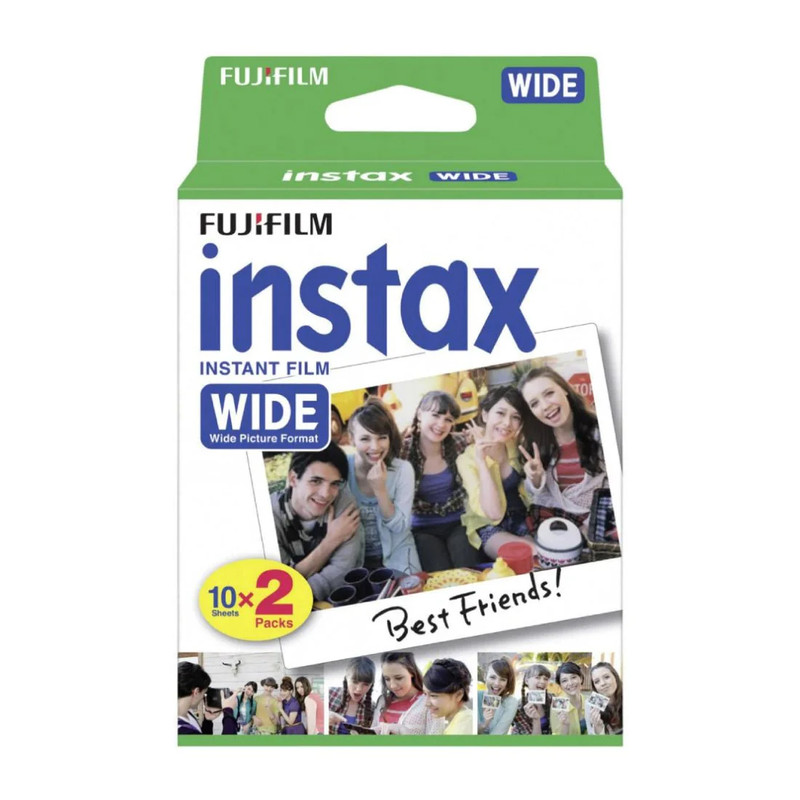 Fujifilm Instax Wide Film 2 Packs of 10 Sheets - أوراق طباعة
